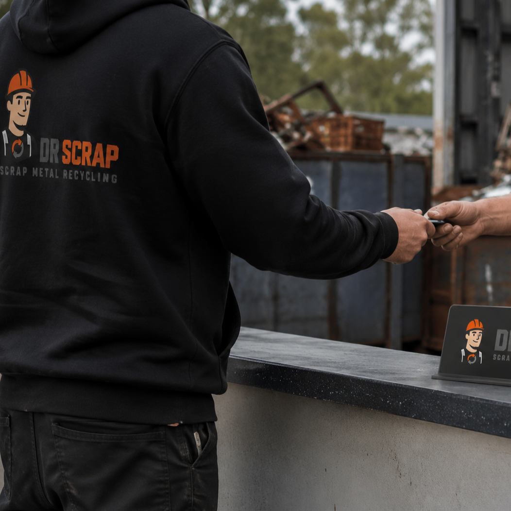 Customer counter at DR Scrap